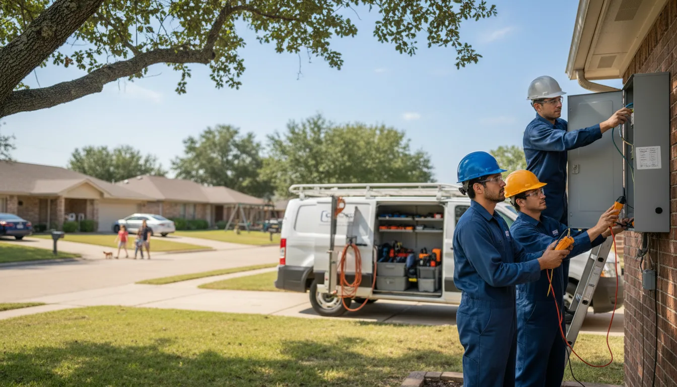 Certified electrician providing emergency electrical services in Moscow, TN